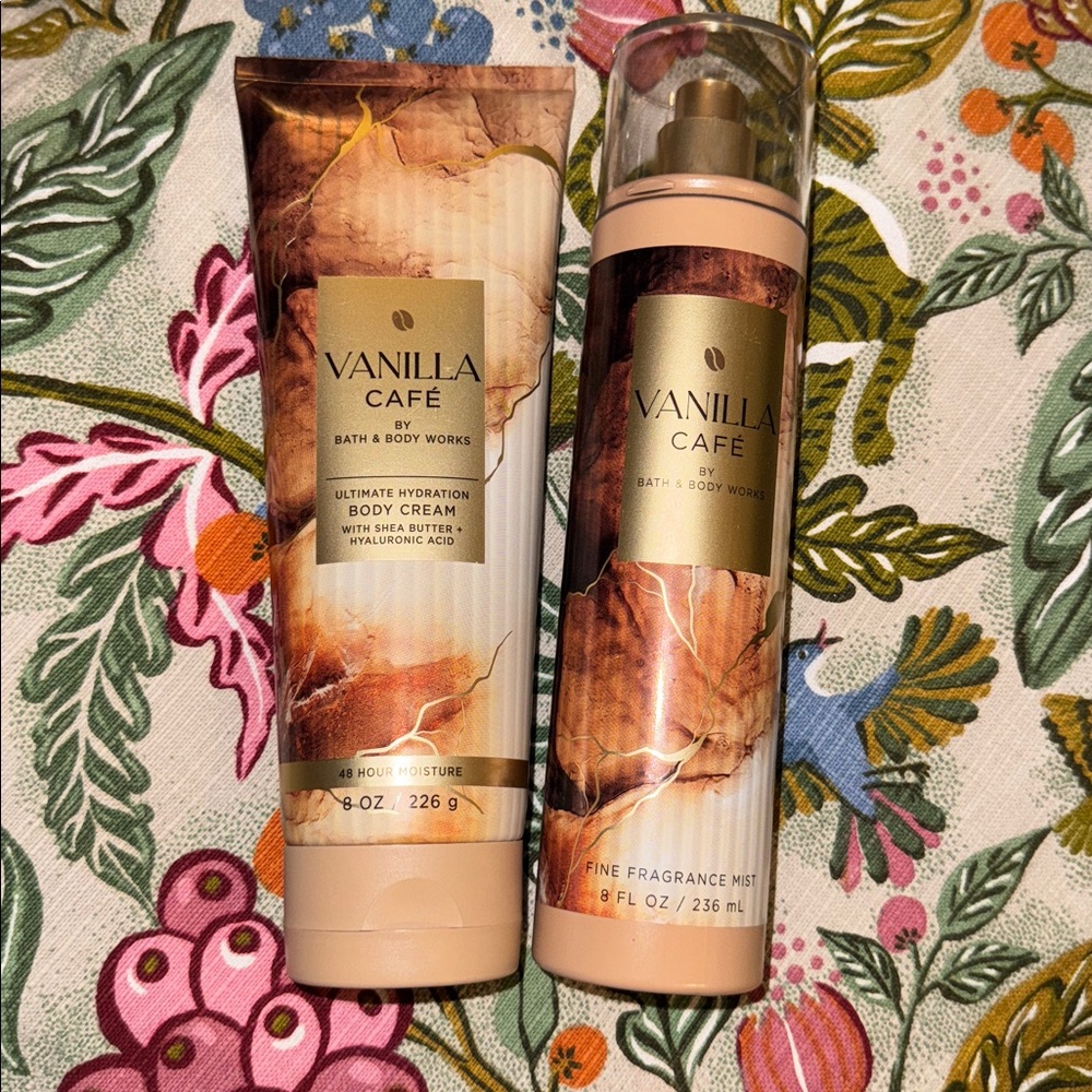 Bath & Body Works Vanilla Café Body Cream and‎ Mist